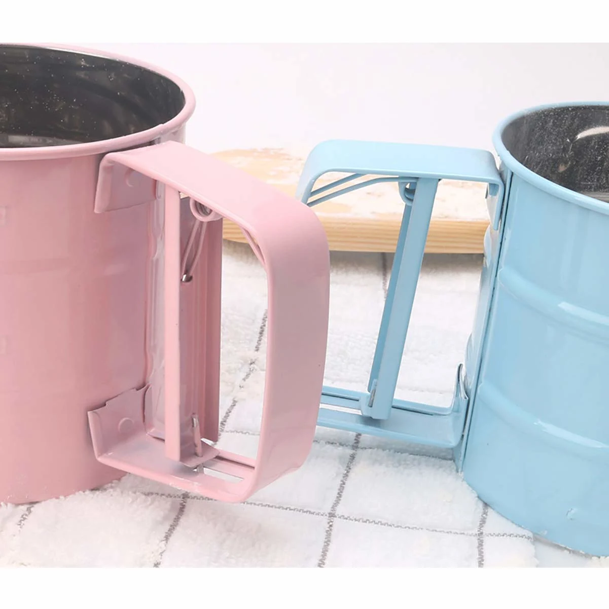 Flour Sifter, Baking Sifter Cup, Sifters for Baking, Flour Sieve with 24 Fine Mesh, Stainless Steel Handheld Bake Sieve Cup for Sugar, Flour, Coffee Powder - Product Details