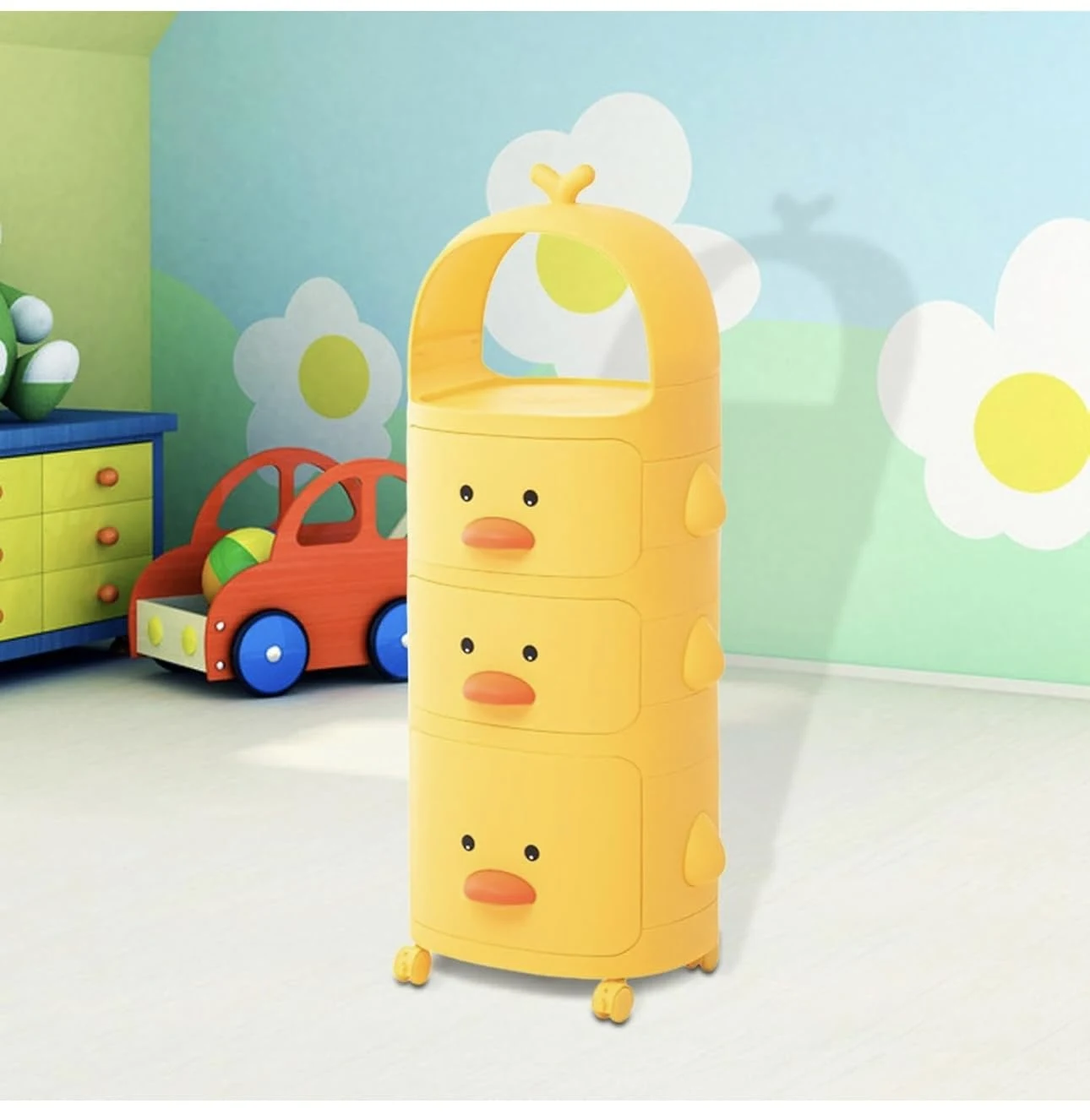 Little Yellow Duck Cabinet Living Room Toy Storage Drawer - Product Details